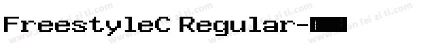 FreestyleC Regular字体转换